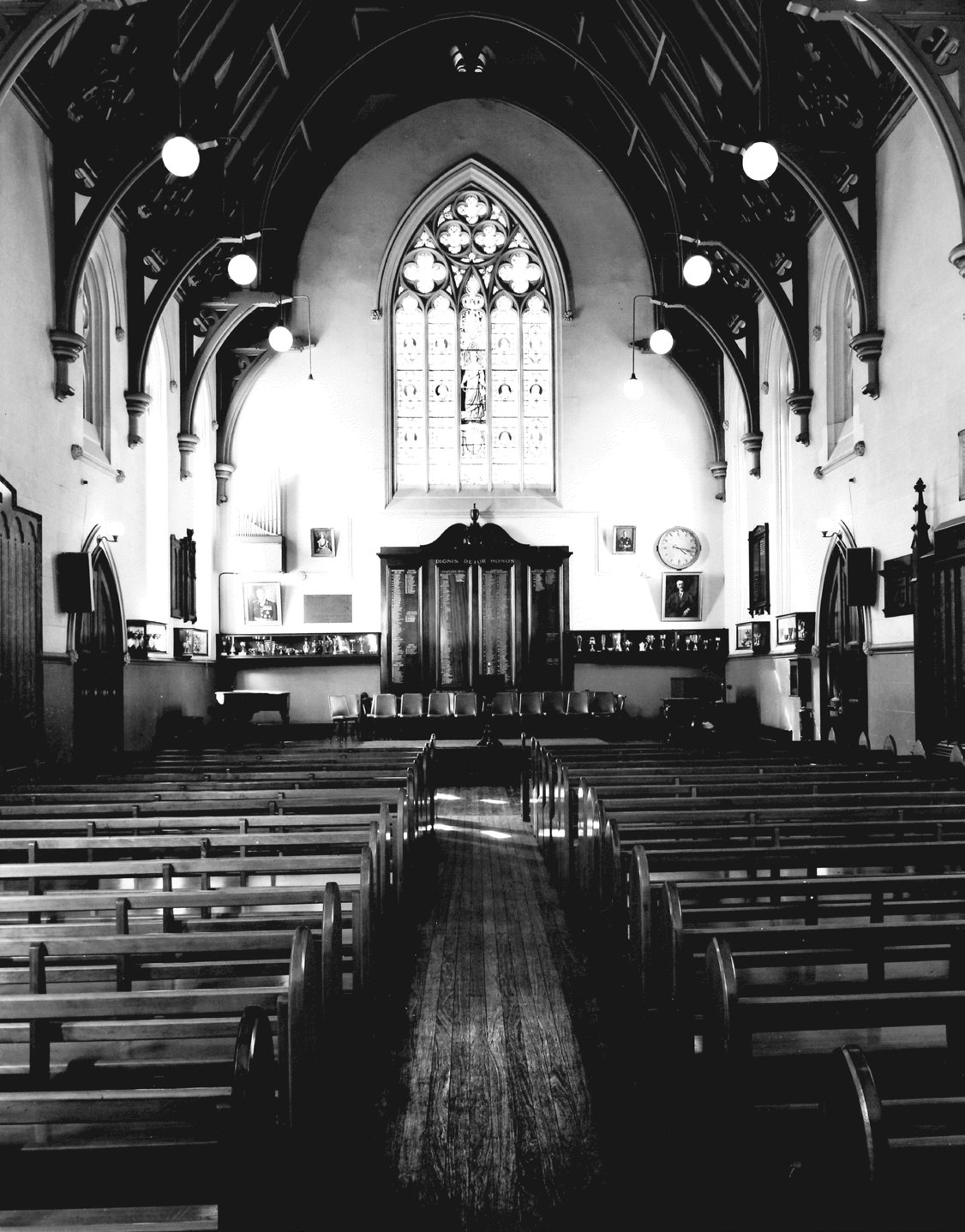 Interior of the Great Hall, 1988.