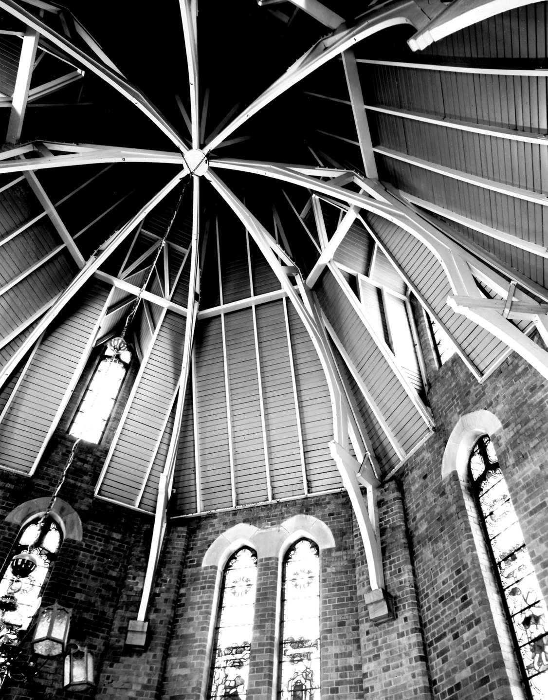 Ceiling of the War Memorial Library, 1999.
