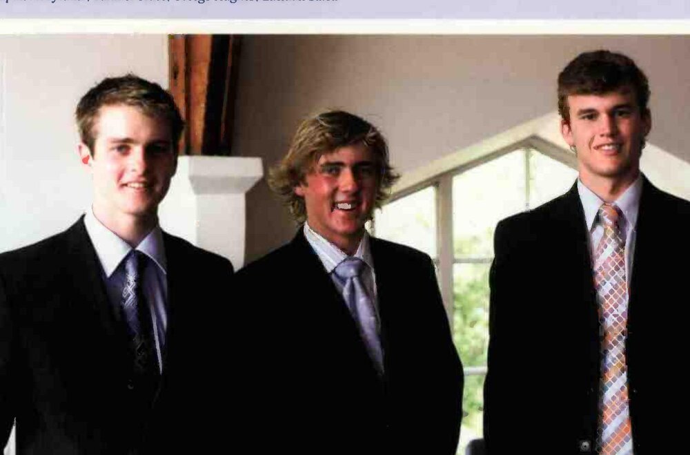 Old Boy Scholarship Winners, 2007