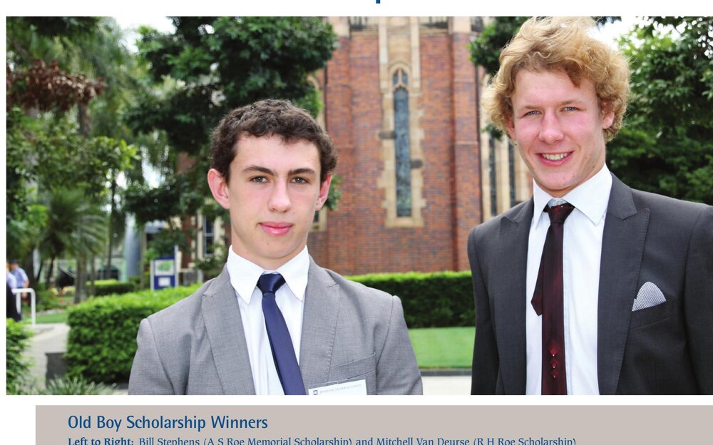 Old Boy Scholarship Winners, 2011
