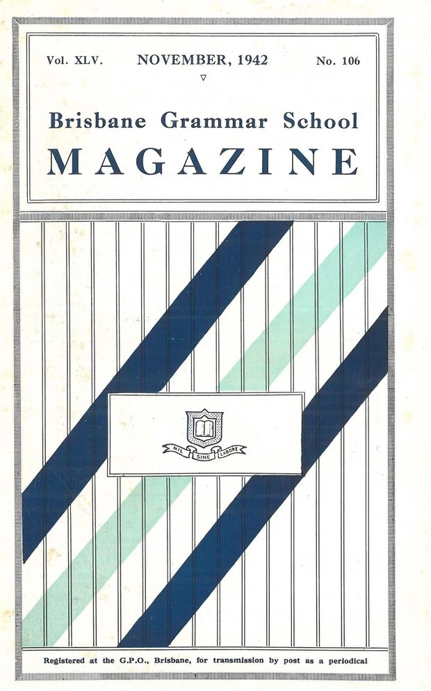 Cover of the 1942 School Magazine