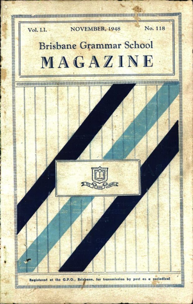 Cover of the 1948 School Magazine