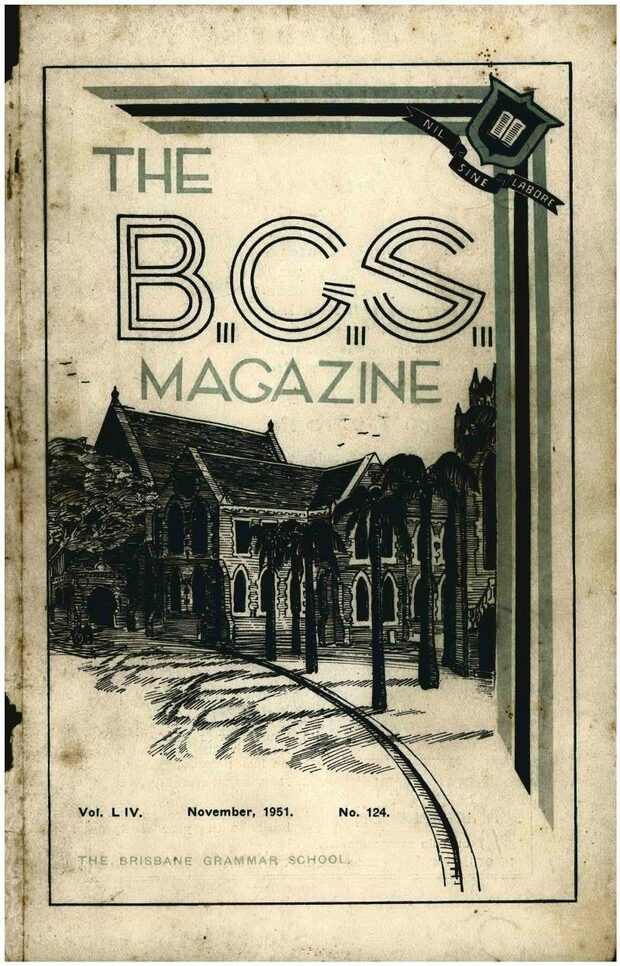 Cover of the 1951 School Magazine