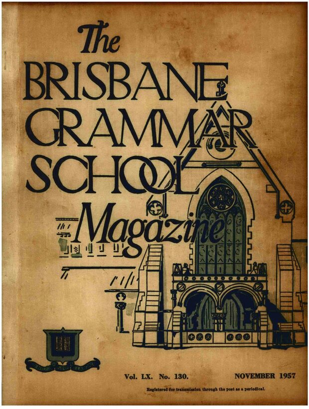 Cover of the 1957 School Magazine