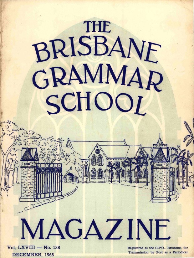 Cover of the 1965 School Magazine