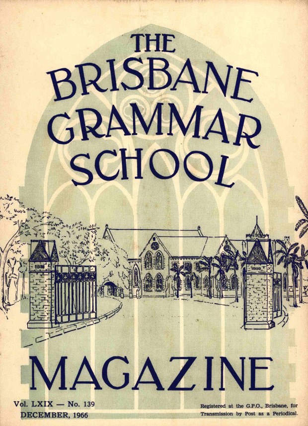 Cover of the 1966 School Magazine