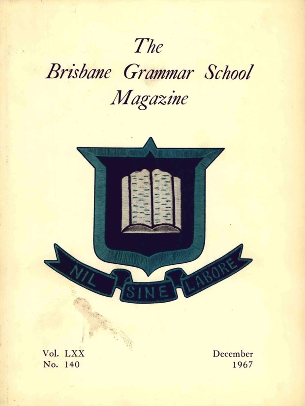 Cover of the 1967 School Magazine