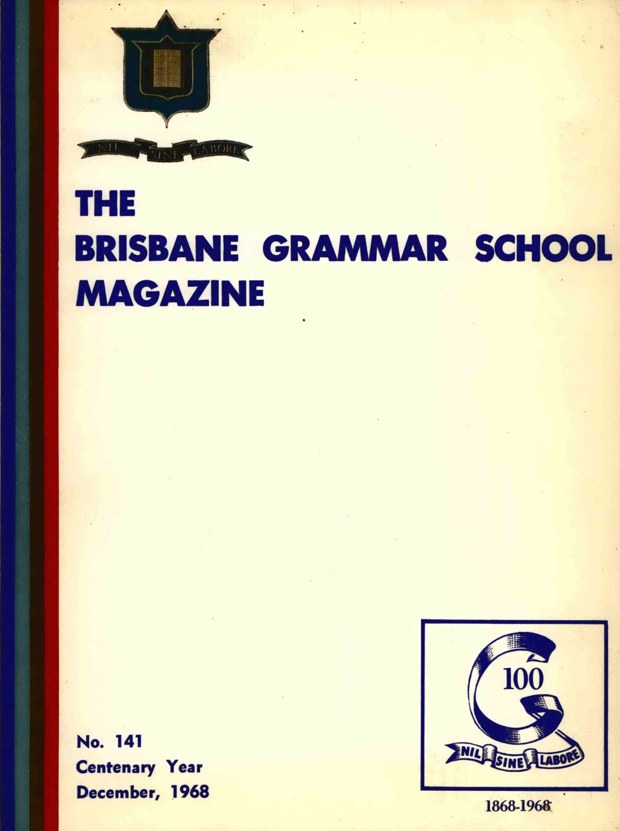 Cover of the 1968 School Magazine