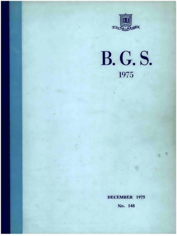 Cover of the 1975 School Magazine