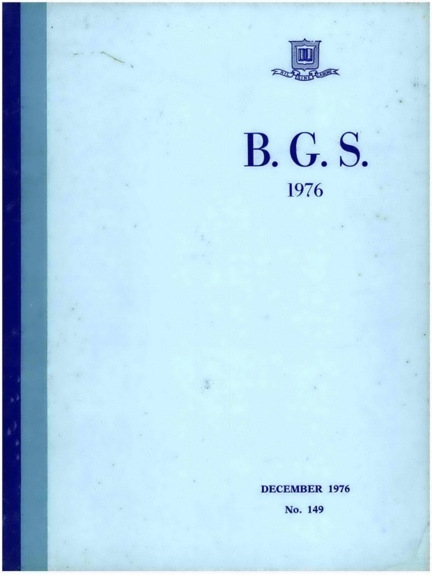Cover of the 1976 School Magazine