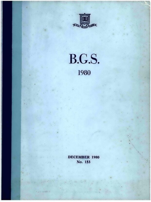 Cover of the 1980 School Magazine