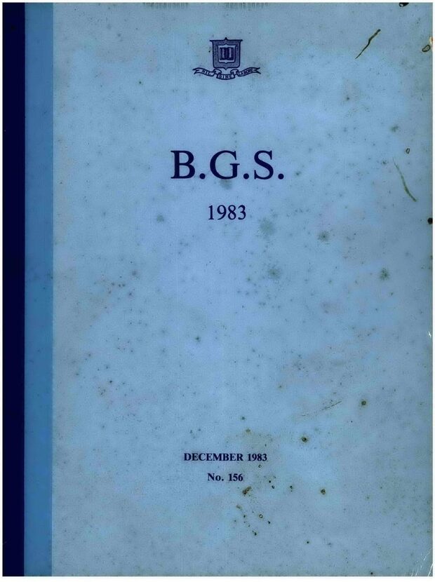 Cover of the 1983 School Magazine