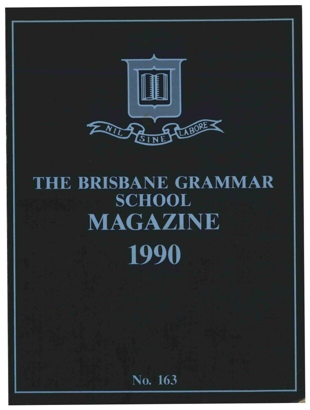 Cover of the 1990 School Magazine