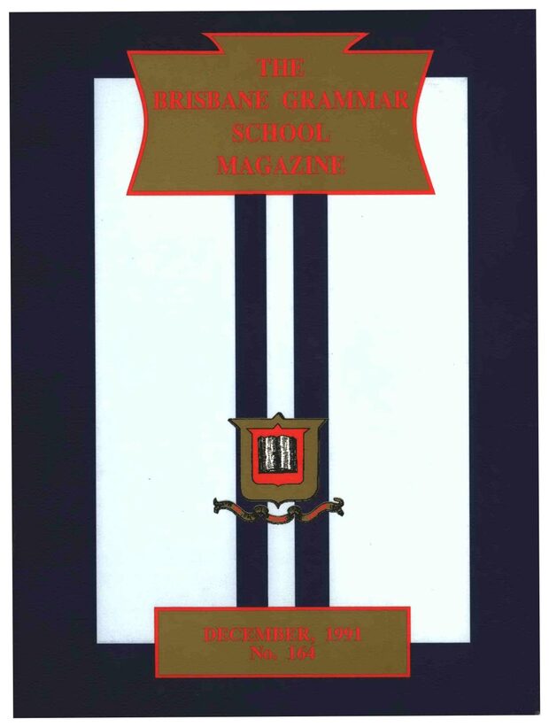 Cover of the 1991 School Magazine