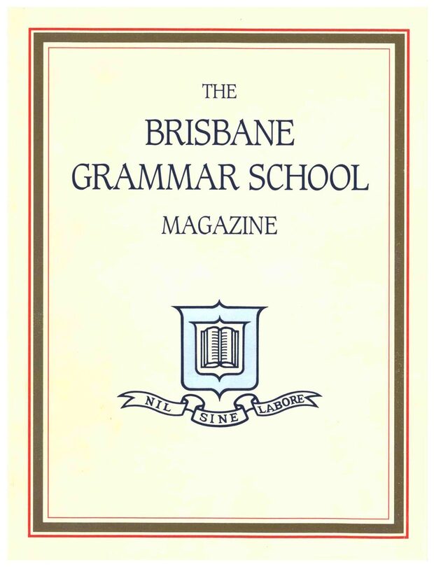 Cover of the 1992 School Magazine