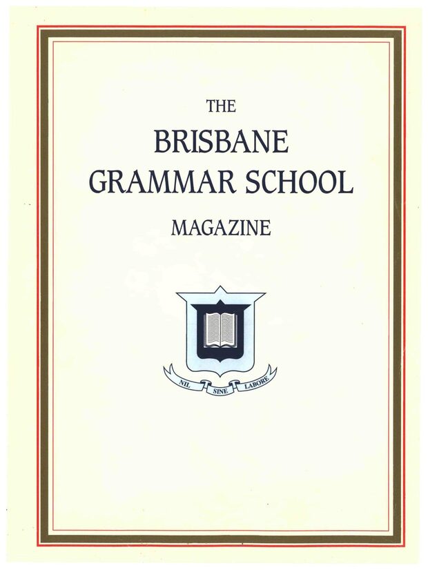 Cover of the 1997 School Magazine