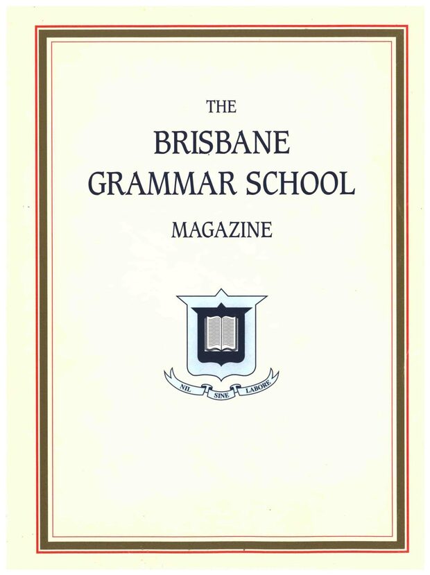Cover of the 1998 School Magazine