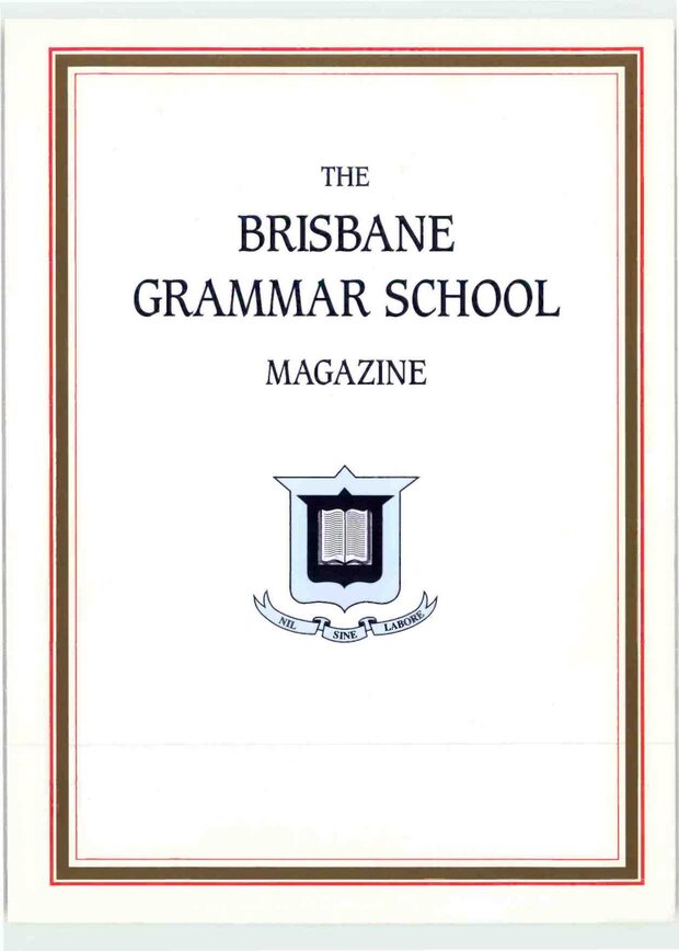 Cover of the 2002 School Magazine