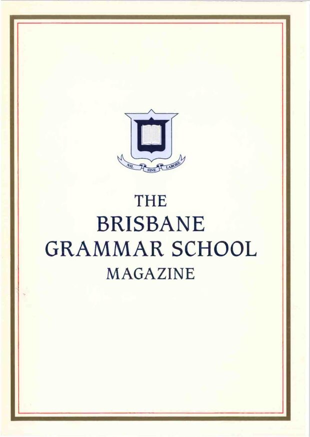 Cover of the 2004 School Magazine