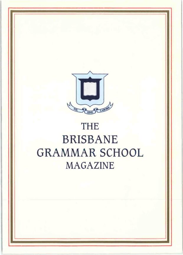 Cover of the 2005 School Magazine