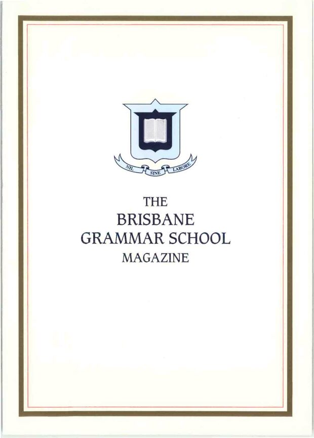 Cover of the 2006 School Magazine