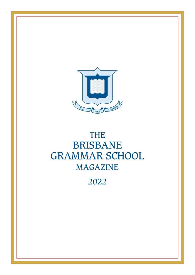 Cover of the 2022 School Magazine