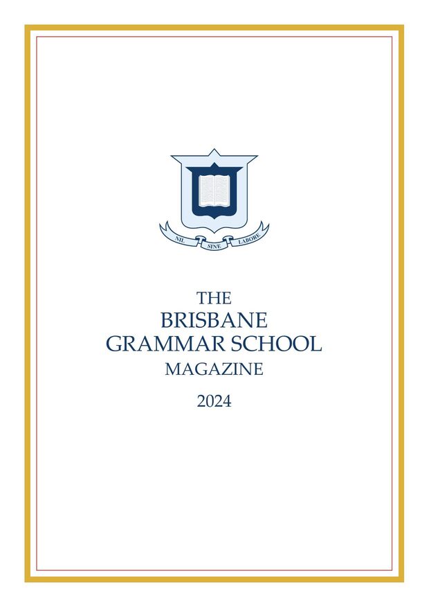 Cover of the 2024 School Magazine